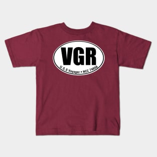 Voyager Travel Sticker Kids T-Shirt